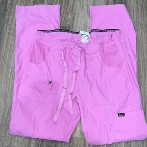 KOI LITE - small regular scrub bottoms! Baby pink! Slim fit